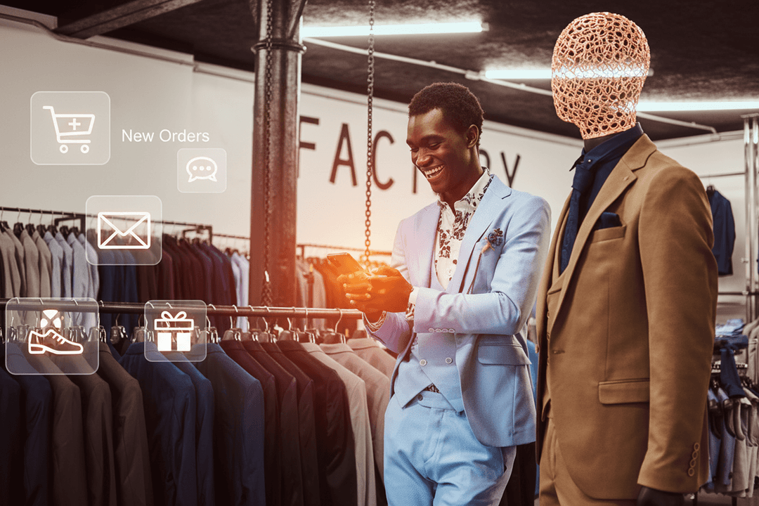 Fashion sellers in a store