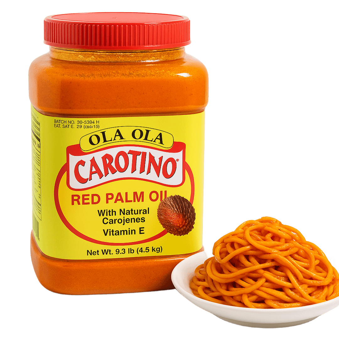 Ola Ola Carotino Red Palm Oil – 9.9 lb (4.5 kg) with Natural Carotenes & Vitamin E