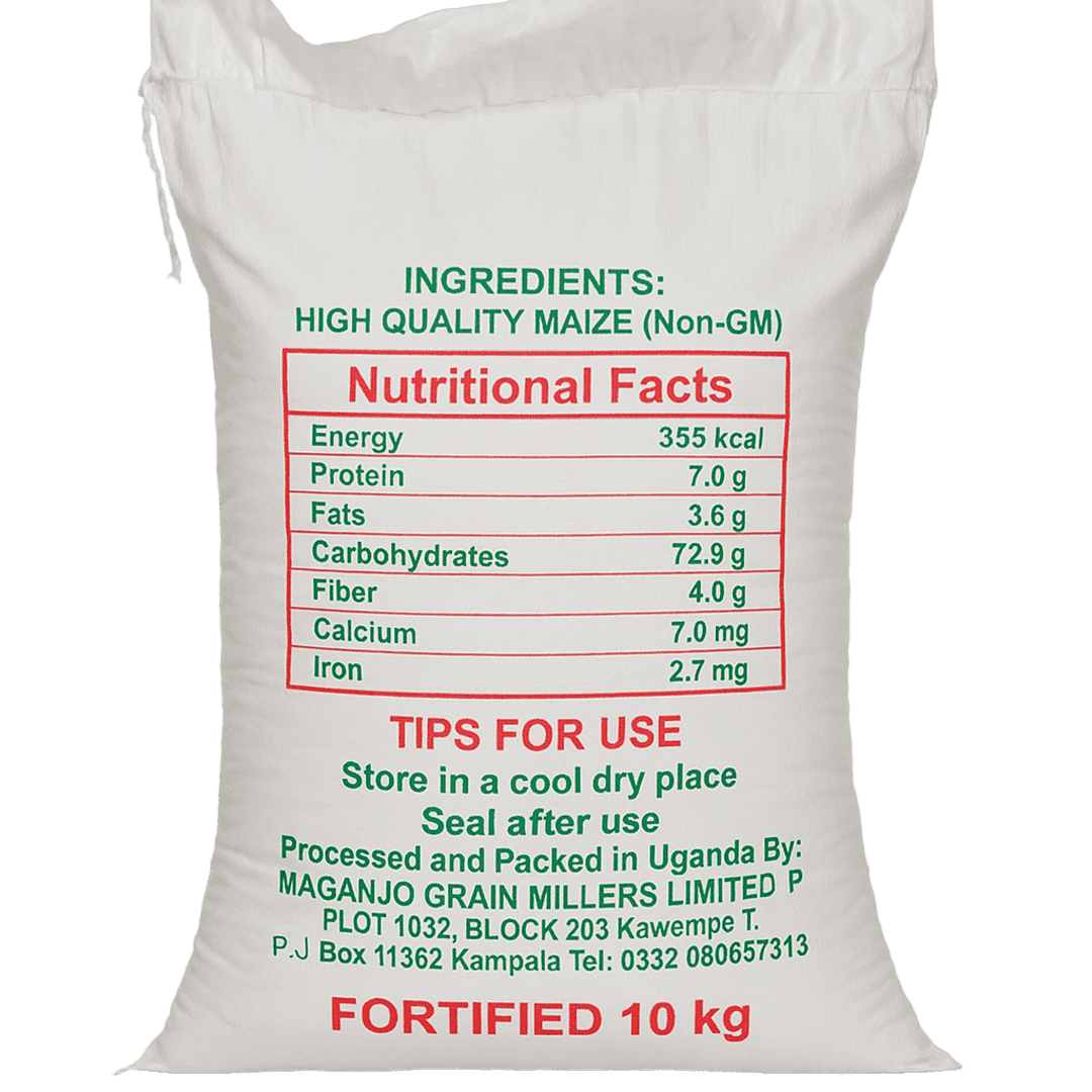 Maganjo Maize Flour 10kg – Fortified | Processed in Uganda