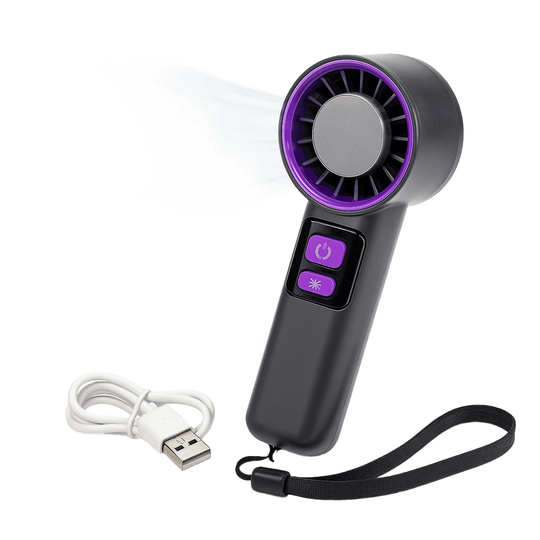 FSDIO F500 Handheld Turbo Fan – USB-C Rechargeable image 4