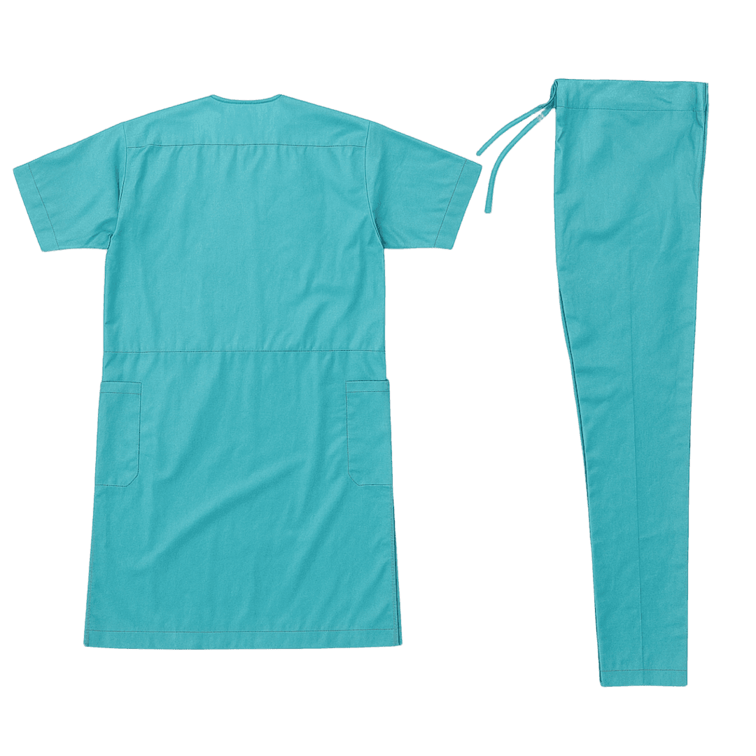Men's West African 2-Piece Set – Turquoise with Embroidery