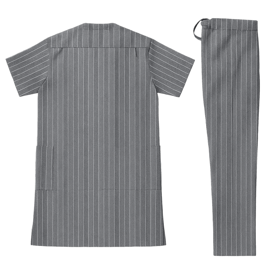 Men's Short-Sleeve Top & Trousers