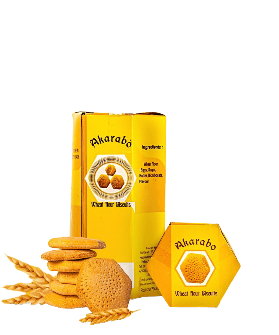SINA Akarabo Wheat Flour Biscuits – 350g | Made in Rwanda