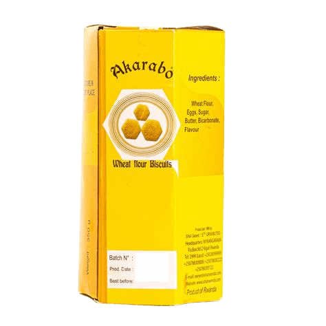 SINA Akarabo Wheat Flour Biscuits – 350g | Made in Rwanda
