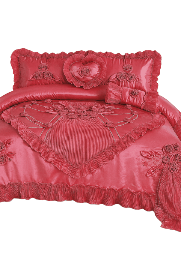 KING Luxury 5-Piece Wedding Bedding Set