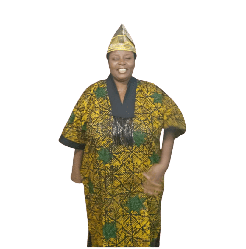 V-Neck Kaftan-Abaya Dress