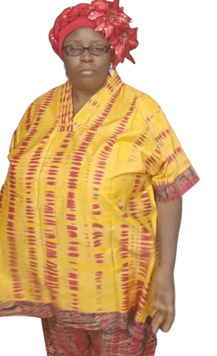 2 pieces set of Silk Kampala (top and pants)