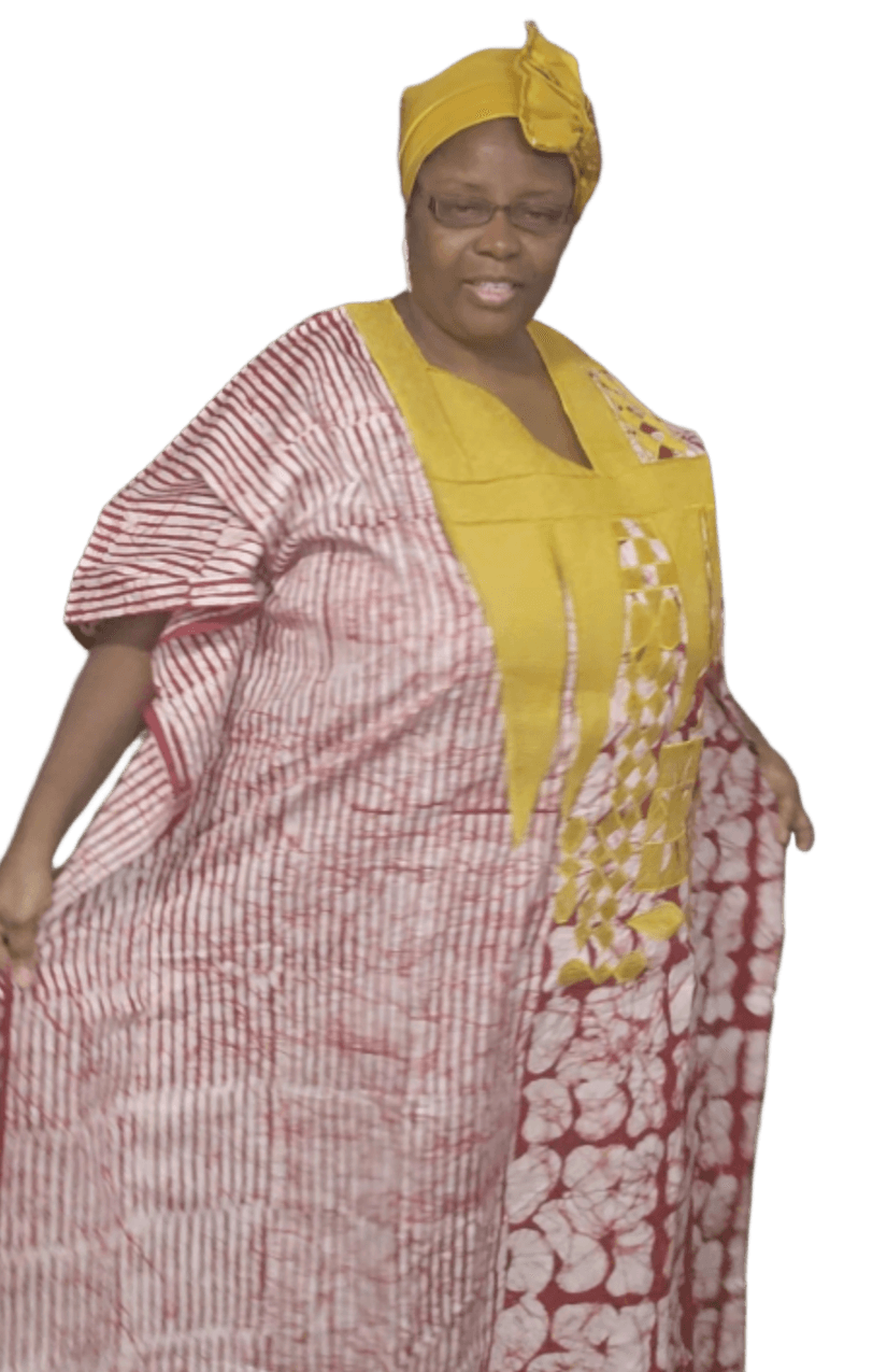 Kampala Boubou with Scarf with Embroidery design