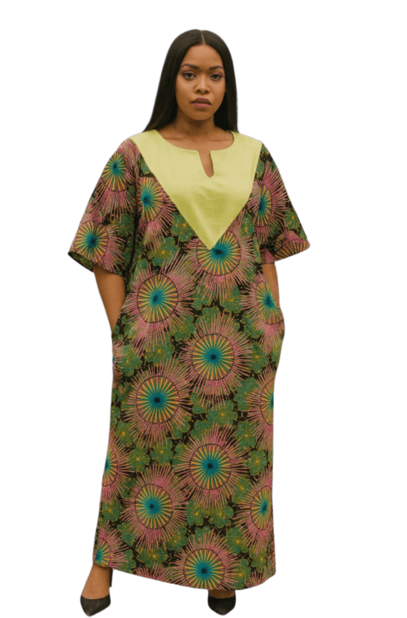 Ankara Kaftan dress
