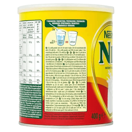 (0.88 lbs/400 g) NIDO Fortified Instant Full Cream Milk Powder