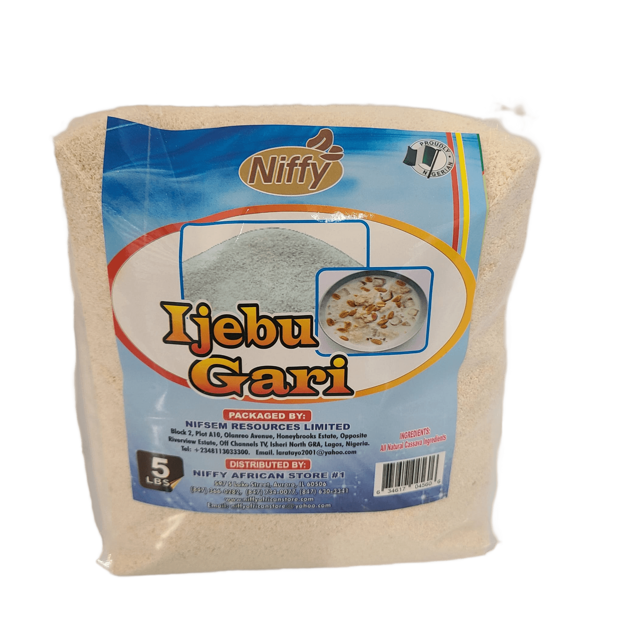 Ijebu Gaari 5lb Sand free