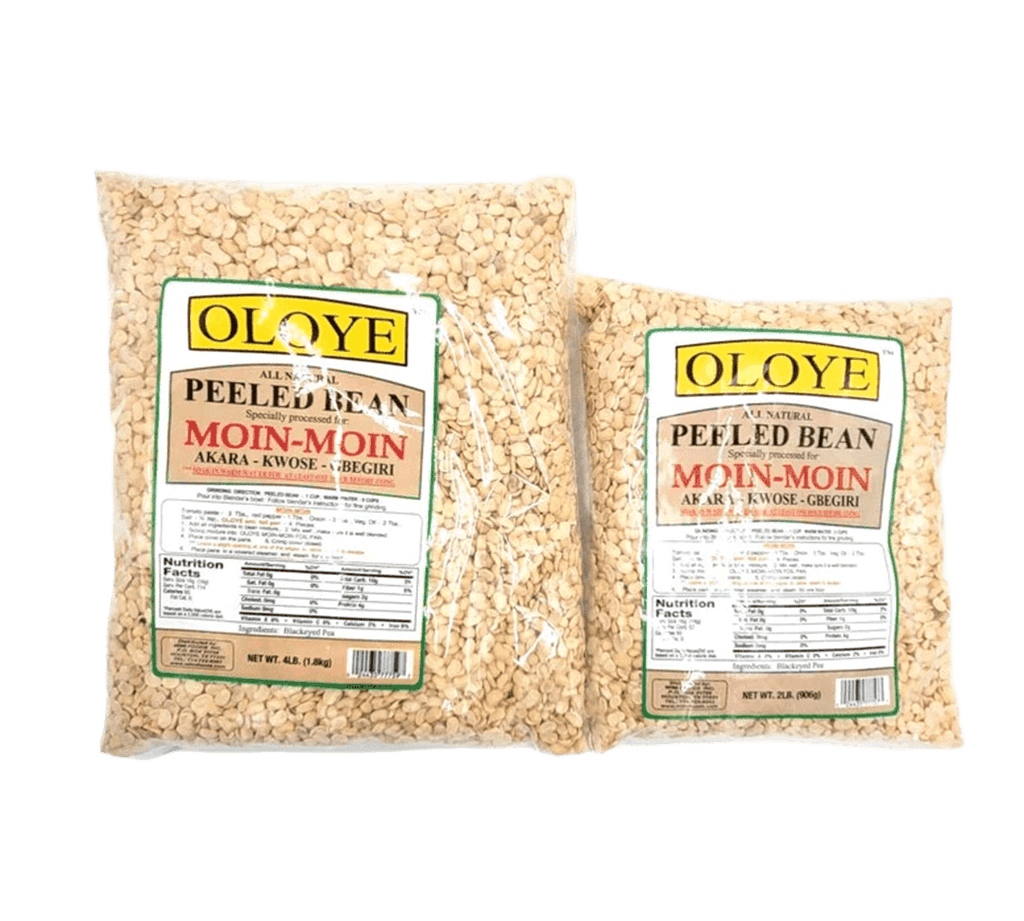 Oloye Peeled Beans (Black-Eyed Peas) – 2lbs | Perfect for Moin-Moin & Akara