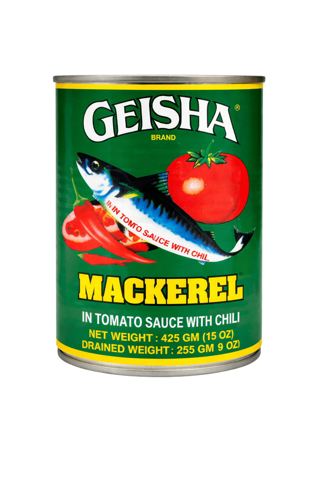 GEISHA® Brand Mackerel in Tomato Sauce (425g / 15 oz)