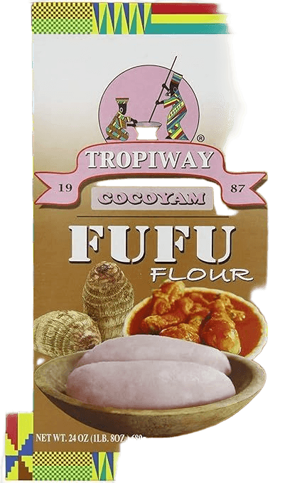 Tropiway Cocoyam Fufu Flour 24oz (680g) Pack of 2
