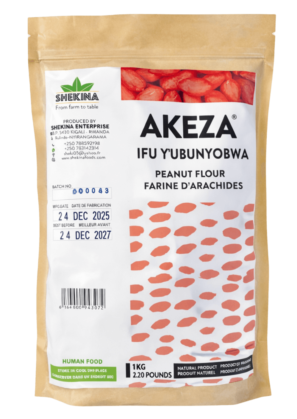 AKEZA Peanut Flour (Ifu y’Ubunyobwa) image 3