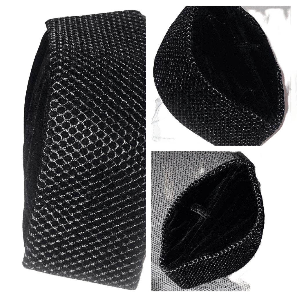 Traditional African Nigeria men's hausa kufi hat black