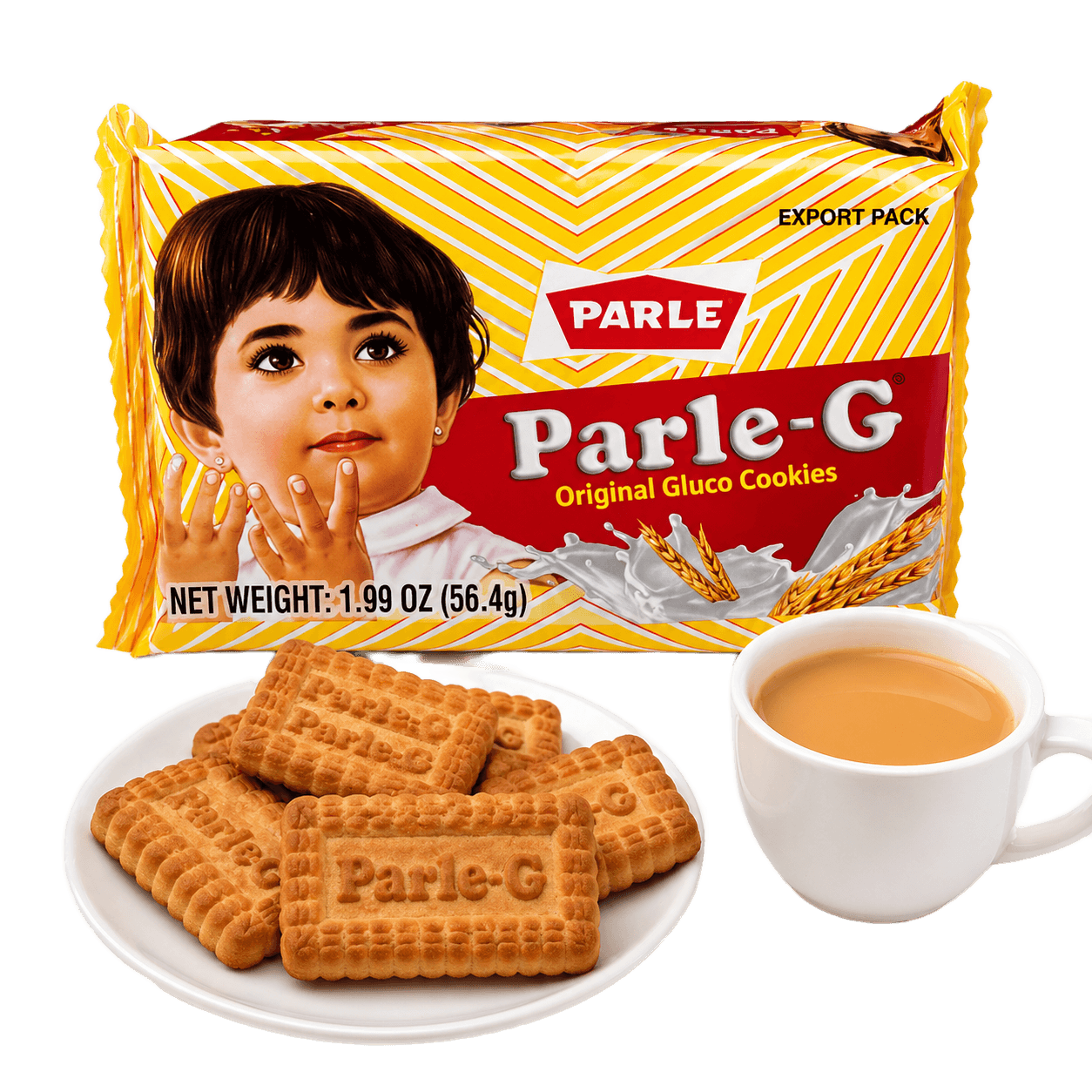 Parle-G Original Gluco Cookies 56.4g (1.99 oz)