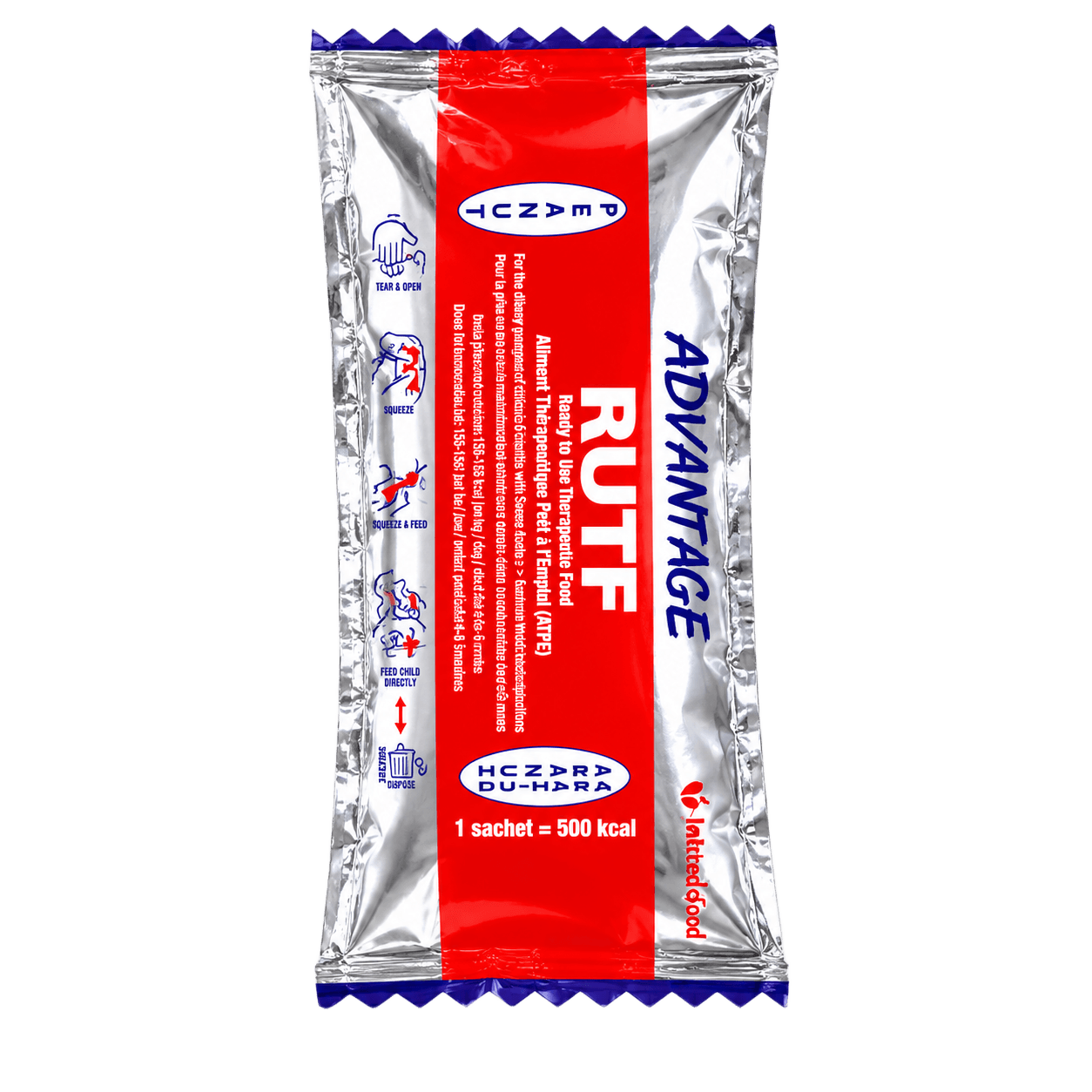 RUTF Peanut Ready-to-Use Therapeutic Food Sachet