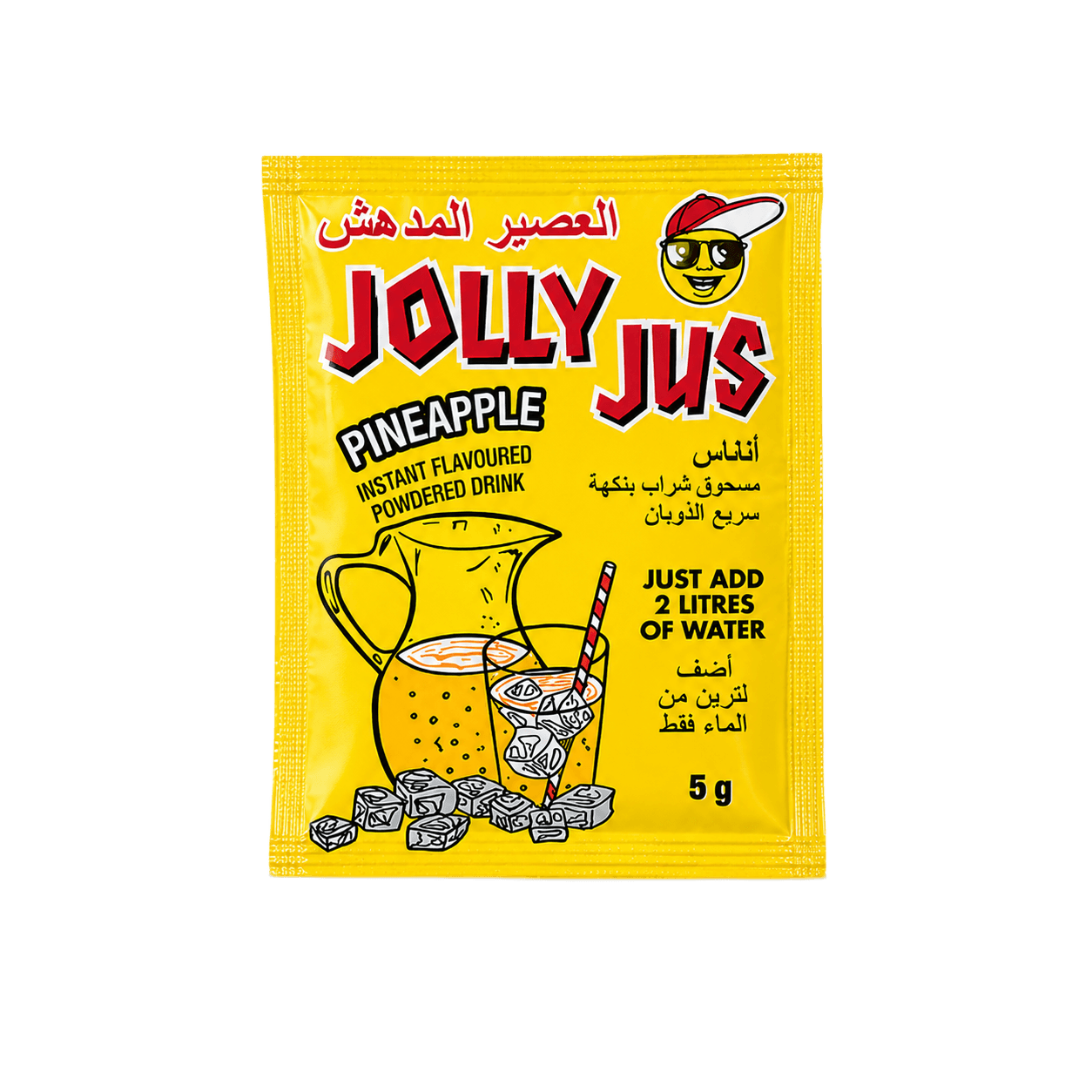 Jolly Jus Pineapple Instant Flavoured Powdered Drink 5g