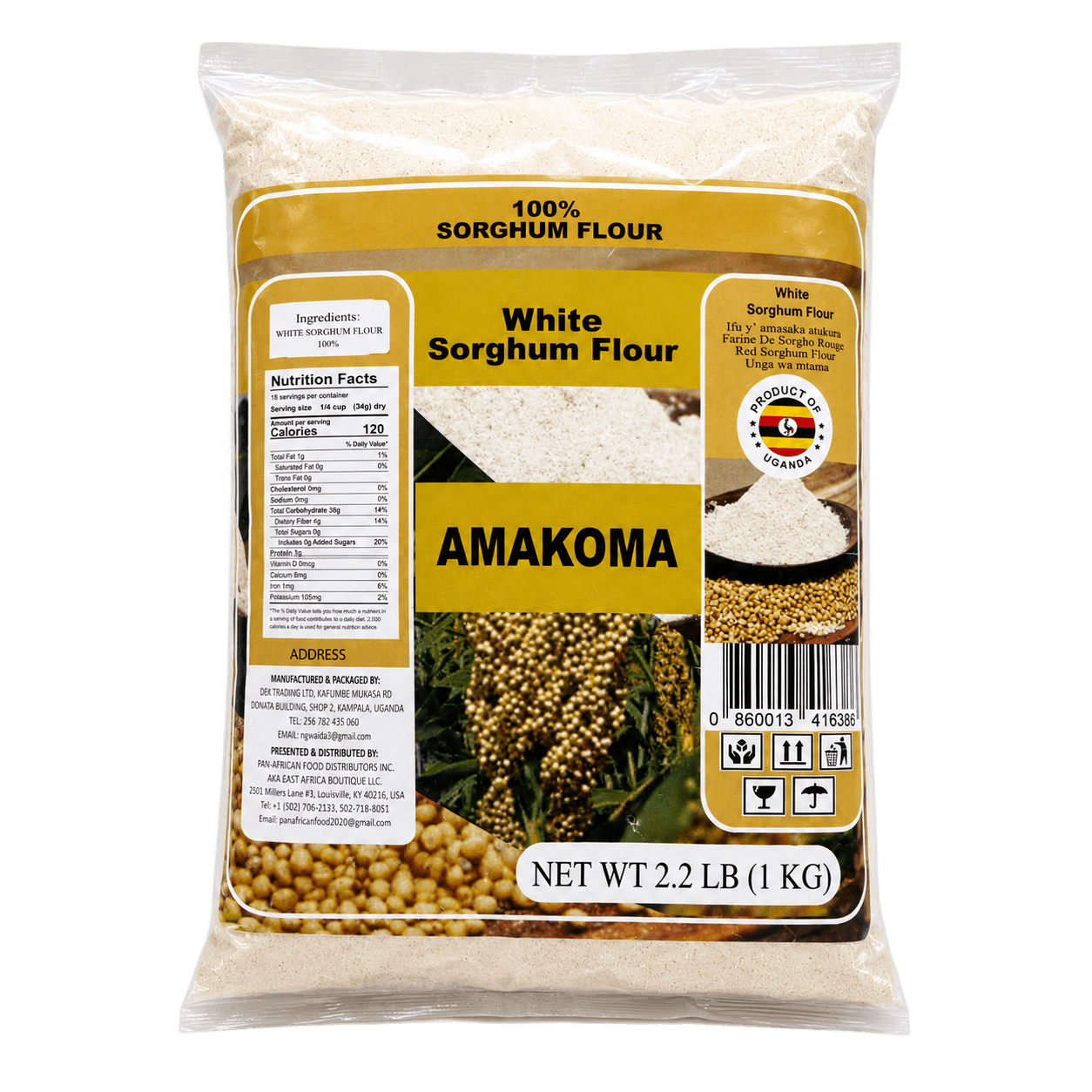 AMAKOMA White Sorghum Flour - 1kg