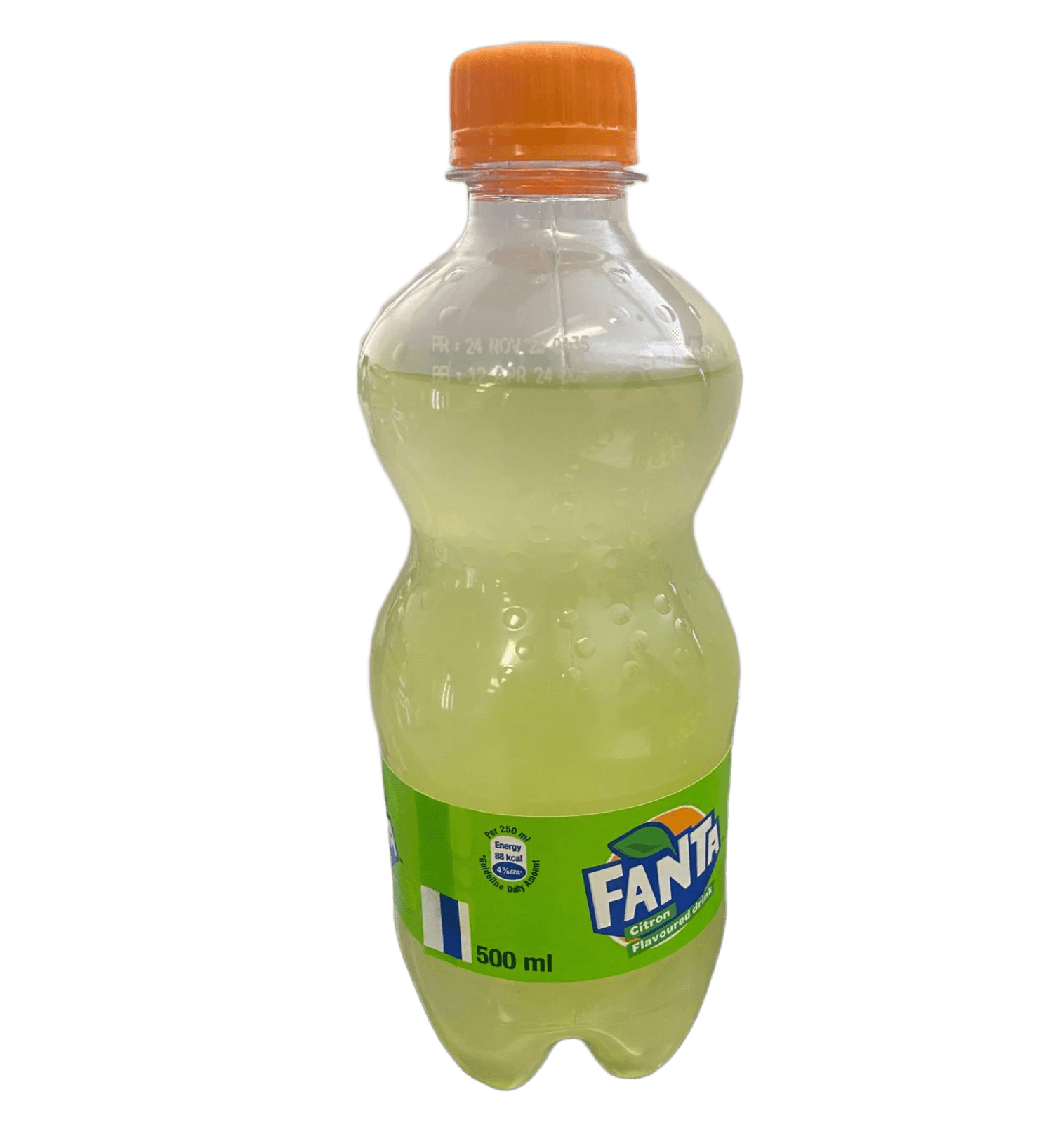 Fanta Citron Plastic Bottle (500ml / 16.9 oz)